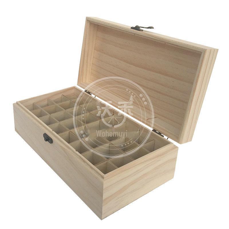 Деревянная коробка для хранения эфирных масел doTERRA - многосекционный домашний сувенирный стенд 32 grids 2160₽