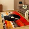 Retro-Vinyl-Schallplatten-Musikteppich für Wohnzimmer, Sofa, Schlafzimmer, Küche, Fußmatte, Spielzimmer, rutschfeste Matte
