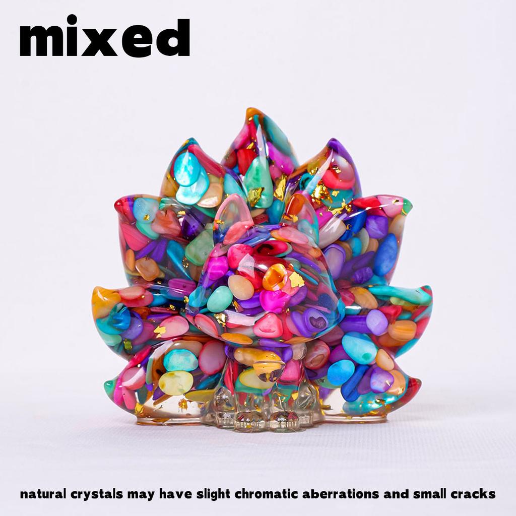 Crystal Macadam Gumming Resin Nine Tailed Fox Loveliness Animal Household Supplies Aquarium Decoration