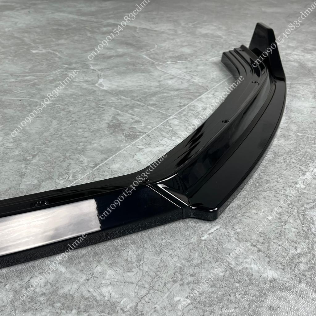 Front Bumper Splitter Lip 3Pcs for VW Polo MK5 MK6 Standard TSI TDI 2010-2021 Tuning Body Kit Guard Gloss Black UV Coat Spoiler