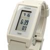 Casio CASIO Pop Digital Watch Biomass Plastic LF-10WH-8 Ladies Matte Ivory Overseas Model