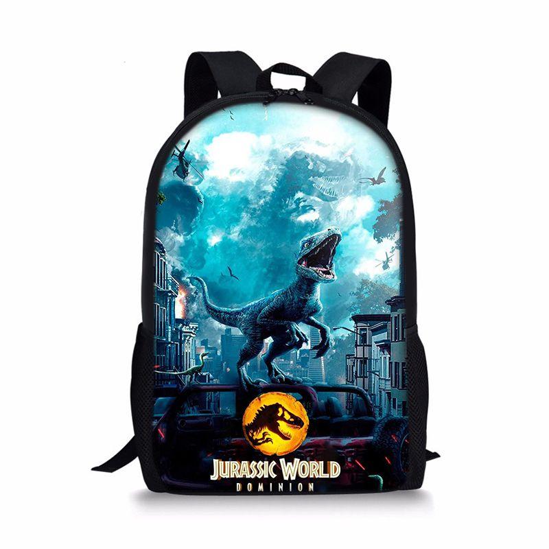 Jurassic World Dinosaurier Rucksack Große Kapazität Schultasche für Jungen und Mädchen
