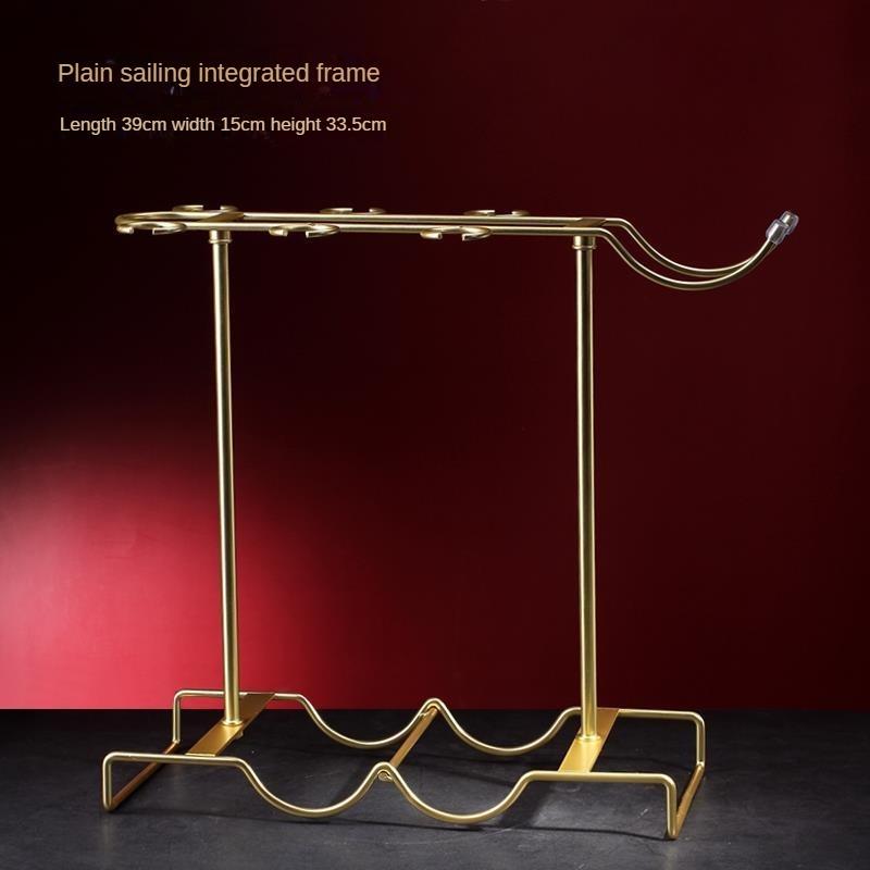 Soporte para copas de vino para el hogar Gabinete para vinos Decoración para estantes para vinos Decoración para vinos Estante para botellas de vino al revés Estante para vinos ligero y moderno