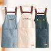 Waterproof Stain-Resistant Kitchen Apron with Simple Print