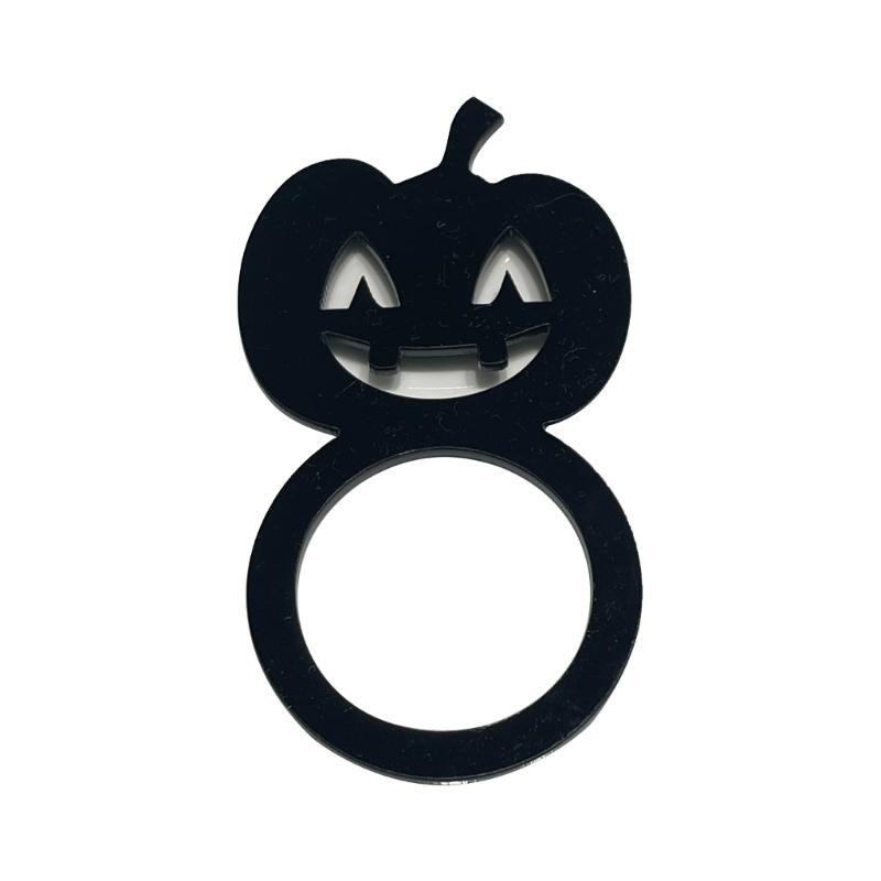 Unique Halloween Pumpkin/Bat/Spiders Shape Napkin Holder Witch Hat Napkin Rings Decorative Napkin Rings for Halloween