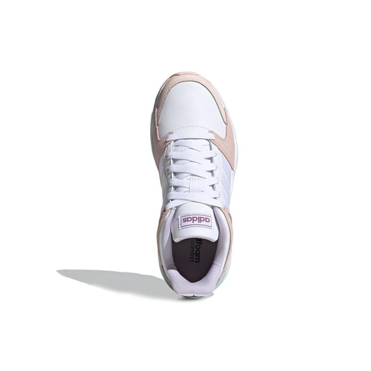 adidas Neo Crazychaos Vintage Cuero Artificial Antideslizante Resistente a la Abrasión Caña Baja Zapatillas de Running para Mujer FY7816