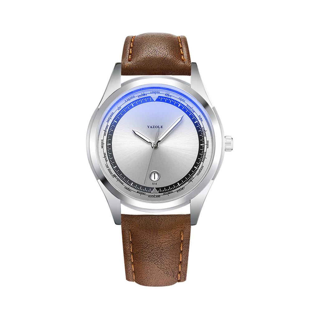 Men's Waterproof Luminous Running Alarm Clock Watch