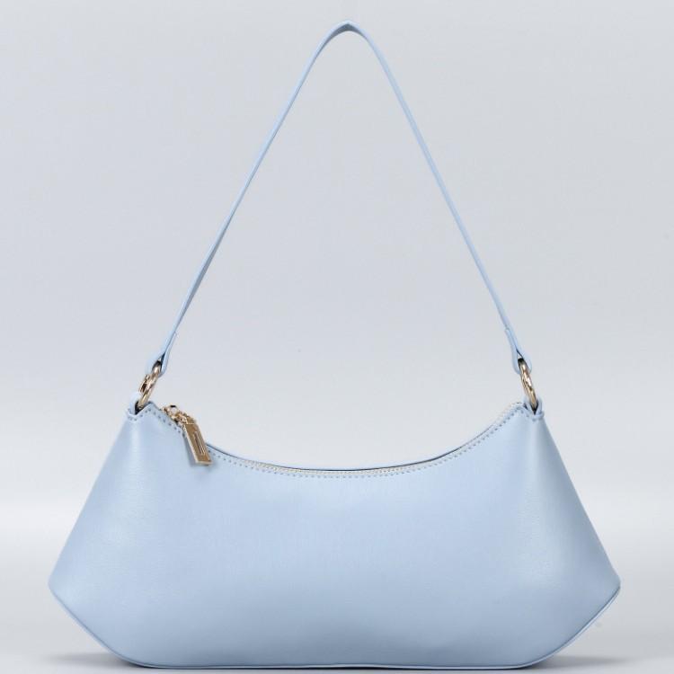 New Simple Bag Single Shoulder Underarm Bag Versatile Handbag Soft Leather Baguette Bag Handbag