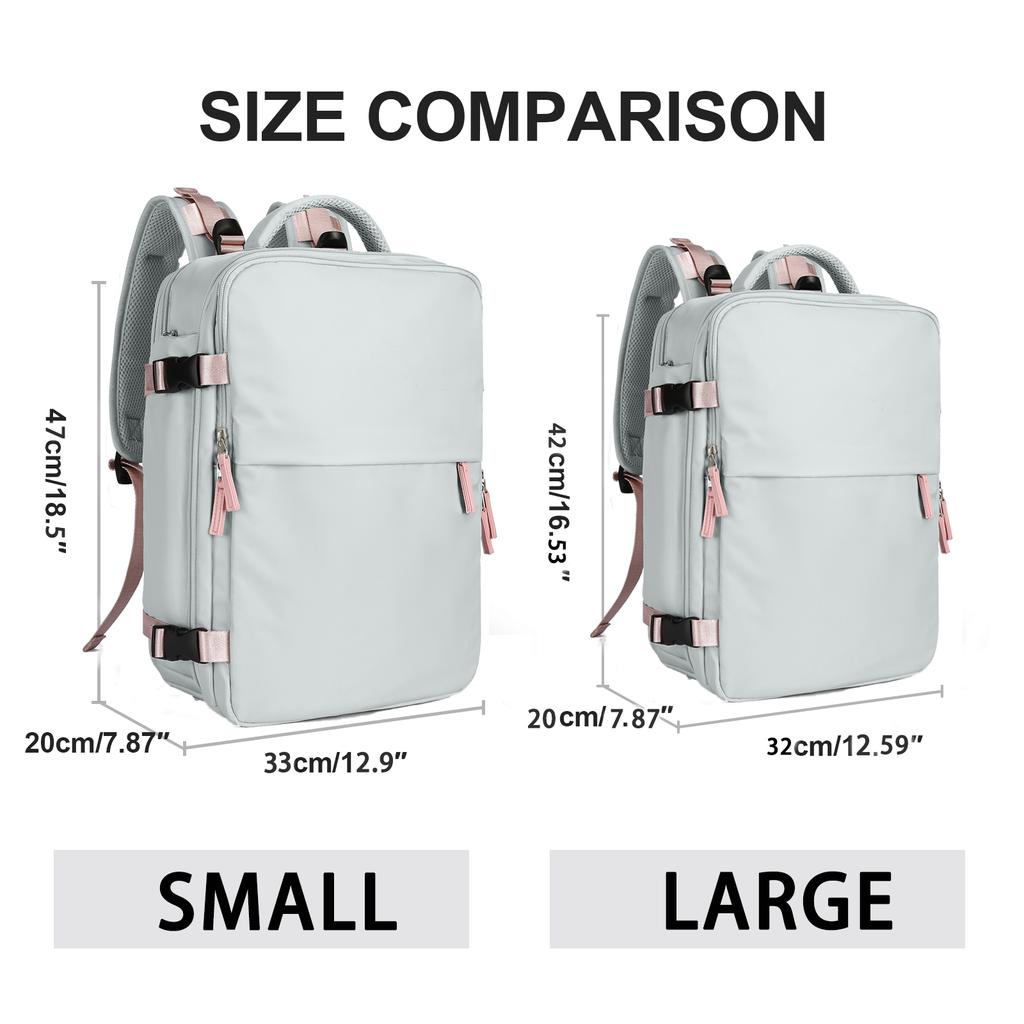 Laptop-Rucksäcke für Damen und Herren, großer wasserdichter Reiserucksack für die Uni, als Handgepäck zugelassener Vintage-Tagesrucksack für die Arbeit