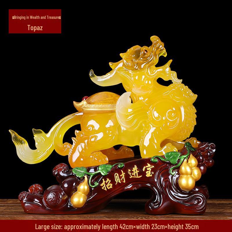 Prosperous Wealth Pixiu Ornaments: Fortune-Building Gifts for Shop Openings & Housewarmings