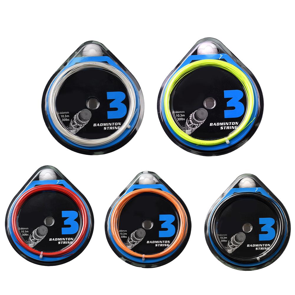 Badminton Schläger Saite Hohe Elastizität Badminton Schläger Saite Für Amateurtraining 10 Meter 0.66mm Badminton Schläger Saite