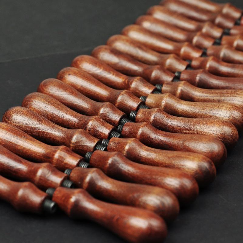 1 Pcs Lacquer Seal Wooden Handle DIY Handicraft Tool Retro Envelope Sealing Handle Wax Tool 8X2cm Roller Stamp Decoration