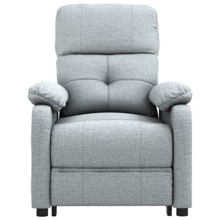Fauteuil inclinable électrique - MAISON EXCLUSIVE - 1 place - Gris clair - Tissu - 3 positions