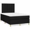 VidaXL Slat Bed Base with Mattress and LED, Upholstered Bed, Double Bed, Adult Bedroom Interior Bed, 3270276