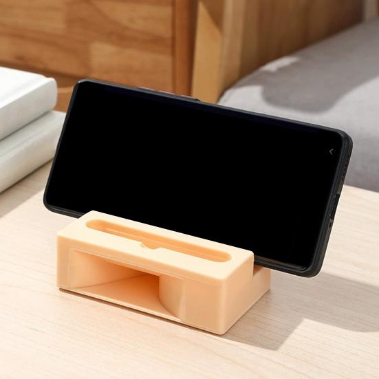 Stojan na telefon Zesilovač Hands-free Stolní držák Univerzální Líný držák pro Streamování hudby Videohovory TV pořady