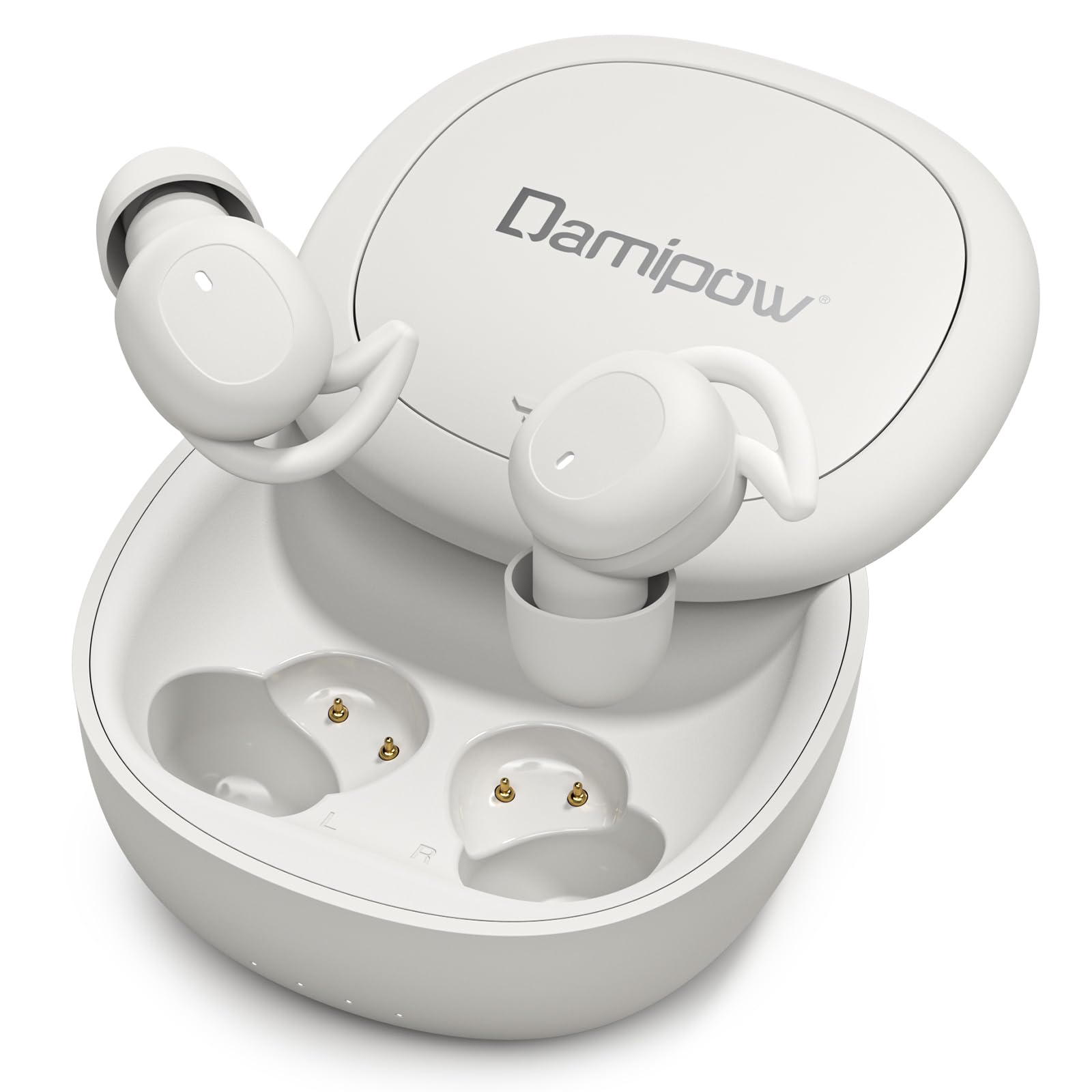 

Damipow L39 Sleep Day Night Painless Wireless Bluetooth Earbuds for True Wireless High Sound Separate Left and Right Touch Automatic Compatible with