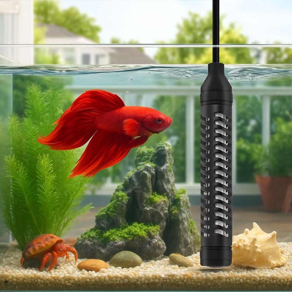 22-34°C Aquarium Submersible Heater 35/50/75W Fish Tank Heating Rod Water Heating Rod  Aquarium