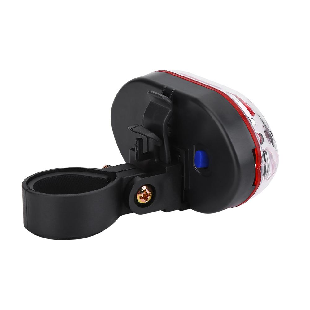 Outdoor LED Bike Rear Saddle Lamp Tail Safety Warning Red Light (Red)