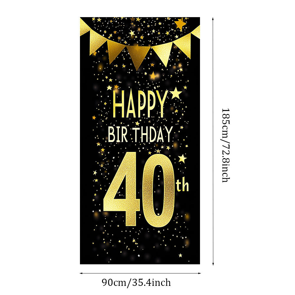 Pink Gold Black Happy Birthday Background Rose Gold Glitter Balloon Birthday Decoration Party Decor Home Photography Backdrop