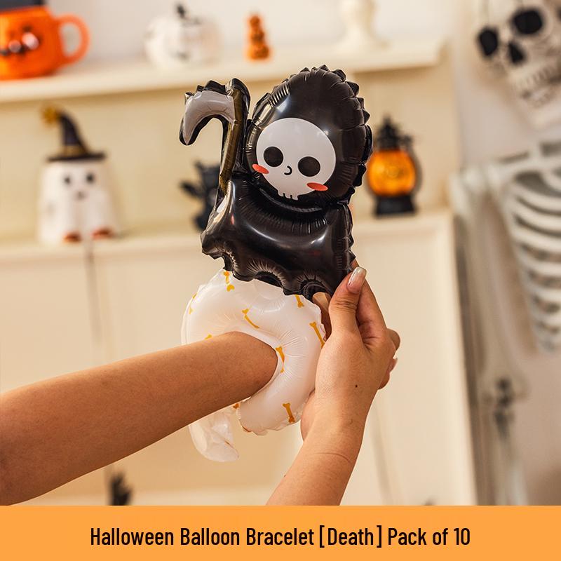 Halloween Inflatable Pumpkin Lantern & Bat Armband Toy Prop for Kids