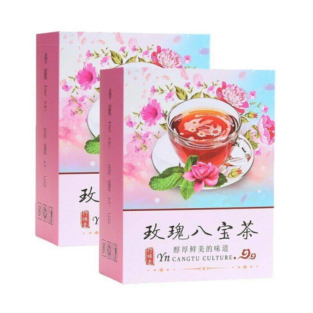 Longan Rose Jujube Kräutertee 15 Beutel 180g Energie-Boost Wellness-Unterstützung Tägliche Gesundheit