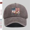 Pc American Flag and Floral Pattern Printed Baseball Cap Th Anniversary of American Independence Day Printed Decorative Hat