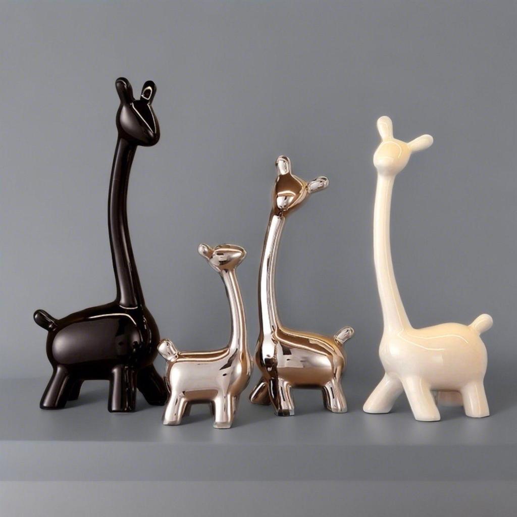 Light Luxury Deer Ornaments: Elegant Decor for Entryway, Living Room, or Cabinet