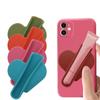 Silicone Lip Glaze Back Stick Holder Mobile Phone Case Protective Case  Women Girl