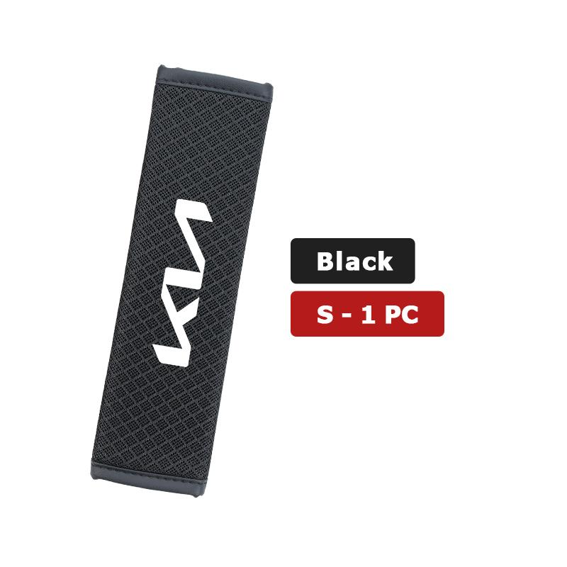 CAONU1 Car Adjustable Ice Silk Shoulder Cover Seat Belt Pad Strap Padding Accessories For KIA Ceed Sportage Rio K5 K2 Optima Cerato