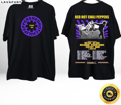 Red Hot Chili Peppers 2024 Tour T-Shirt