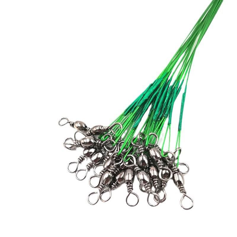 Filo Leader da Pesca a Prova di Morso con Connettore Girevole - Accessori per Esca