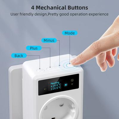 Temperature Management Socket Remote App Control Built-in Safety Door Convenient Voice Operation Cycling Timer Function