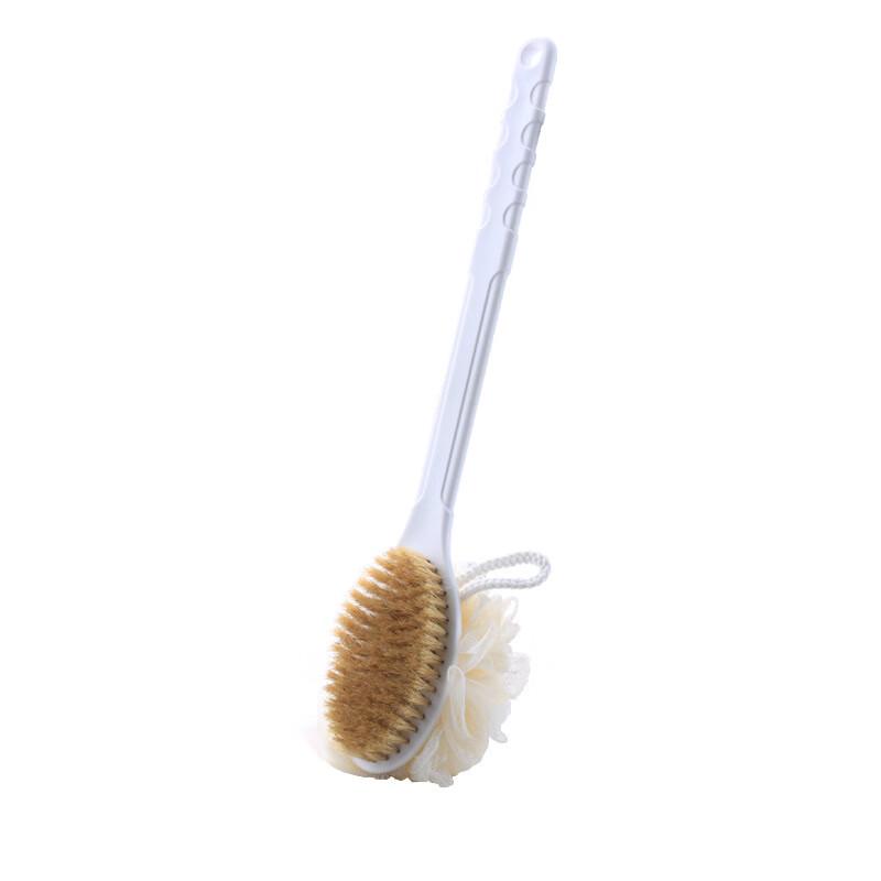 YIXI Long Handle Boar Bristle Bath Brush Long Handle Boar Bristle