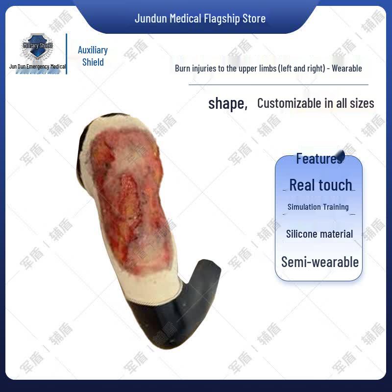 Wearable Burn Simulation Upper Limb Trainer