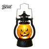 Halloween Retro Horse Lantern Pumpkin with LED Light Portable Funny Hanging Light Faces Safe Flame-Free Decoration for Indoor Outdoor Party Use Cute