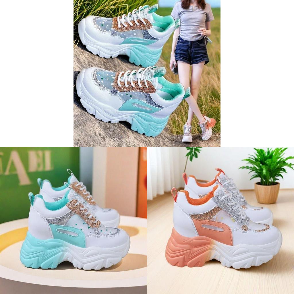 White Sneakers Women Casual Breathable Canvas Slipon For Spring Summer