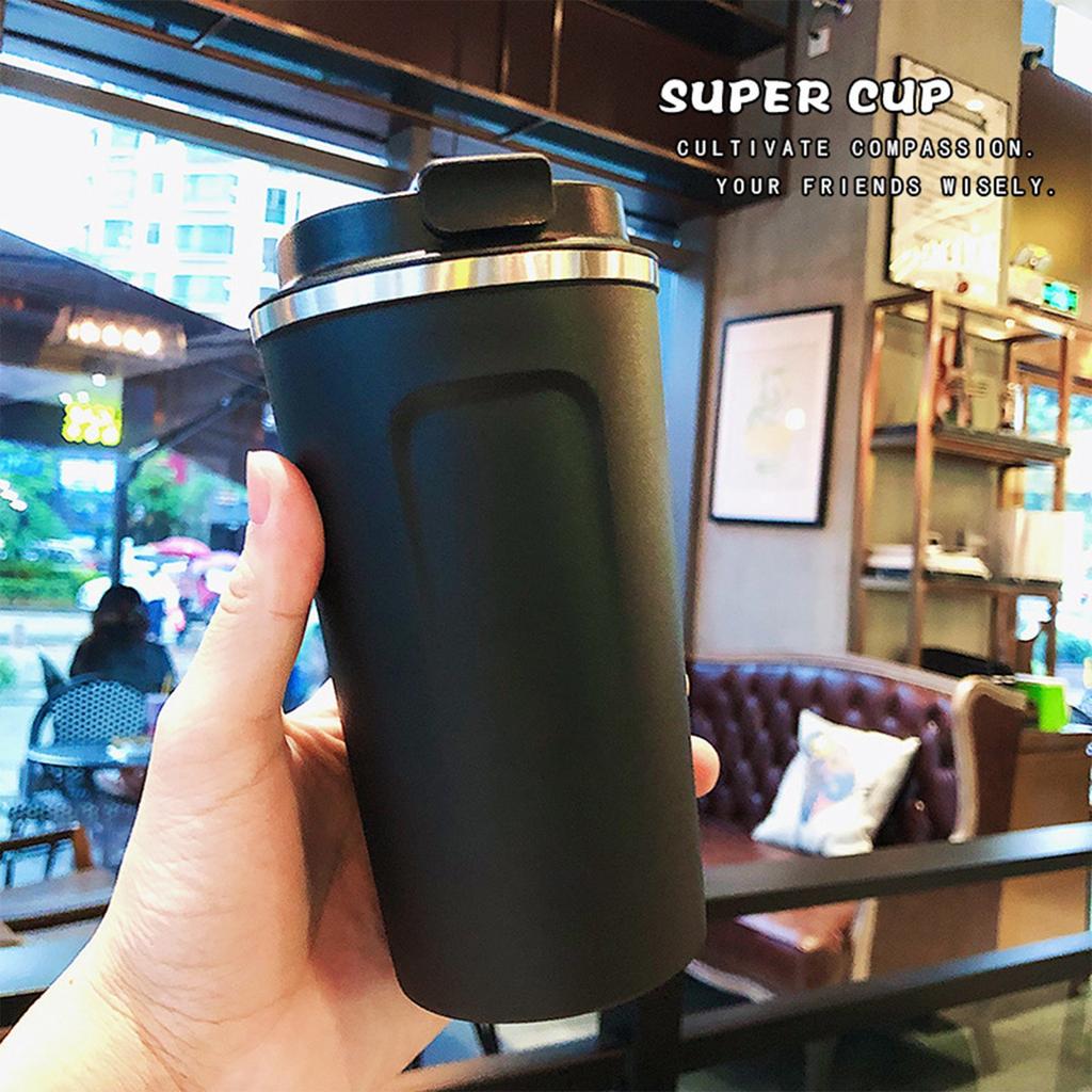 380ml/510ml Stainless Steel Coffee Cup Travel Thermal Mug Leak-Proof Bottle Tea Coffee Mug Vacuum Flask Insulated Cups