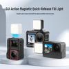 Magnetic Dimmable Beauty Fill Light for OSMO Pocket3 & Action5Pro Cameras