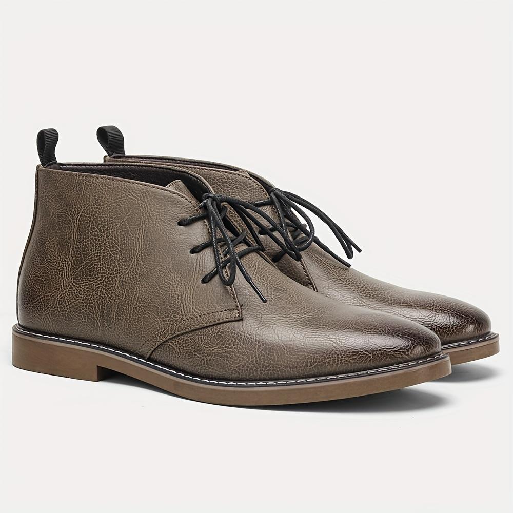 Boots Leather Retro Brand 2026 Casual Comfortable Fashion Outdoor Walking Shoe