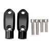M10x1.25 Handlebar Brake Clutch Master Cylinder Mirror Clamp Mount Bracket for Aprilia SR GT200 GT125 2021 To 2023 Black