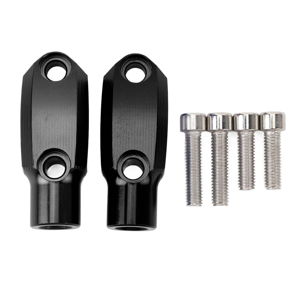 M10x1.25 Handlebar Brake Clutch Master Cylinder Mirror Clamp Mount Bracket for Aprilia SR GT200 GT125 2021 To 2023 Black