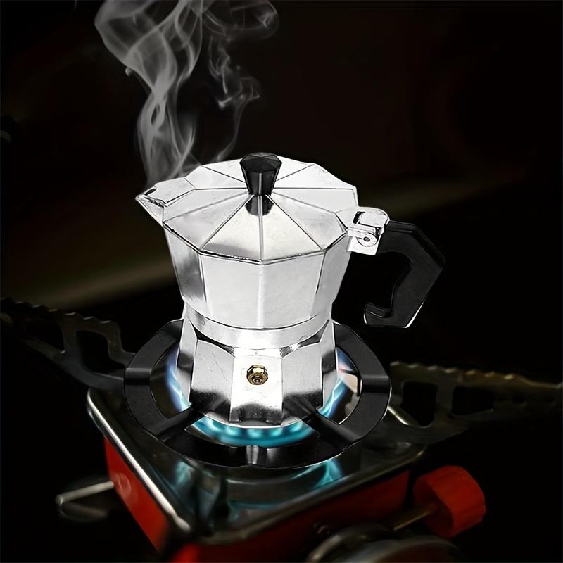 1pcs Cast Iron Gas Stove Cooker Plate, Coffee Moka Pot Stand, Durable Reducer Ring Holder, Kitchen Accessory
