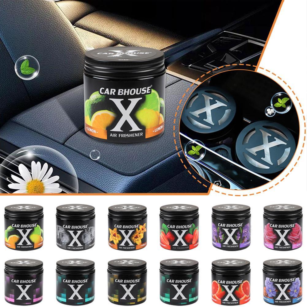Car Air Freshener Solid Cologne Lavender Lemon Auto Accessories Vanilla Good Smell Odor Eliminator Essential For Home Close M9J1
