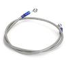 110cm/43" M10 Brake Oil Hose Line Banjo Fitting Stainless Steel End