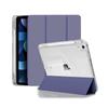 iPad Protective Case: Three-Fold Stand, Flip Cover with High Transparency, Anti-Drop Protection, and Pen Slot Design.