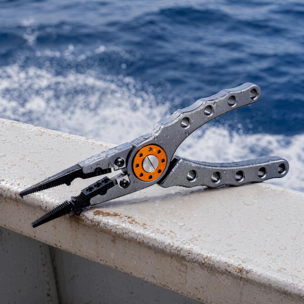 Aluminum Zinc Zinc Alloy Hook Remover Pliers Anti Slip Line Cutting Pliers Fishing Pliers  Sea Fishing