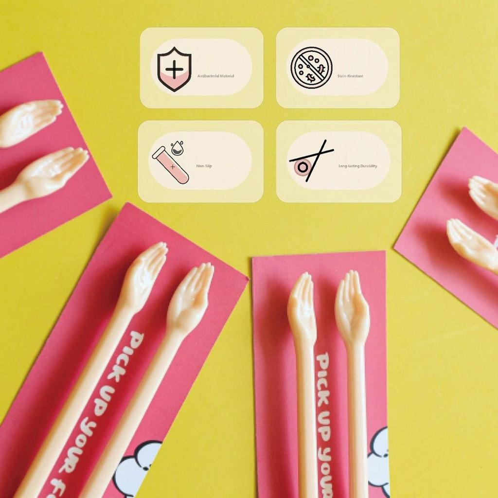 Funny Palm Chopsticks For Baby Kids Beginners Practical Chopstick Learning Training Helper Disher Non-Slip Dinner Kitchen Tool