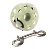 Diving Reel 30m Diving Finger Spool Reel with Double Ended Hook Fluorescent Green