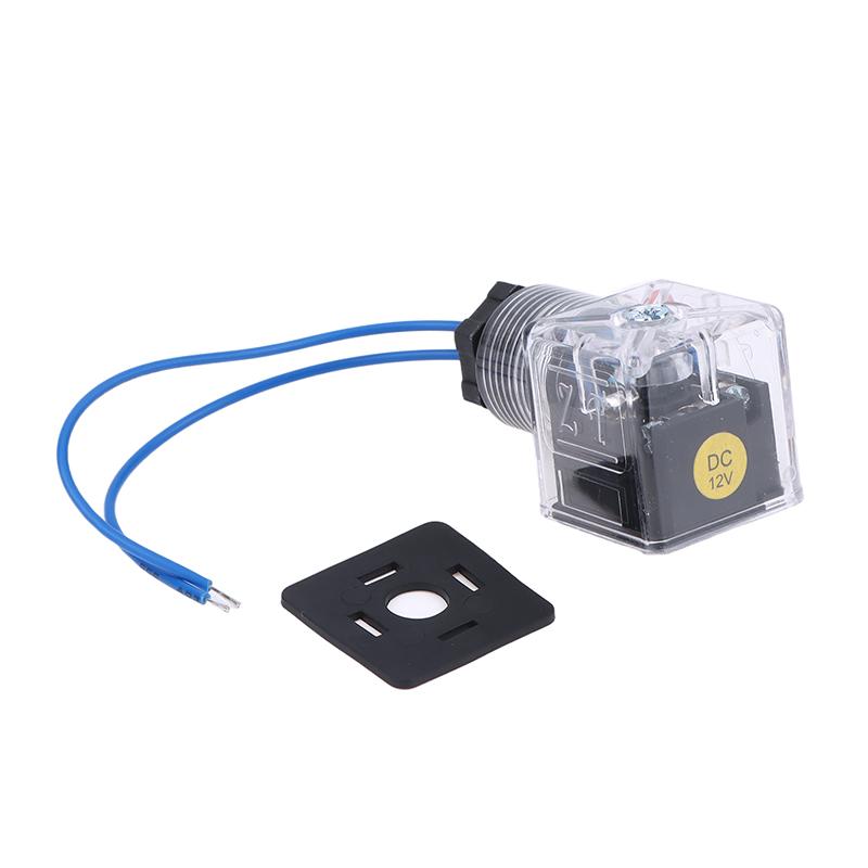 Magnetspulenstecker Hydraulikventil Transparent Spannung Universelles Zubehör DC24 Magnetventil Magnetventil