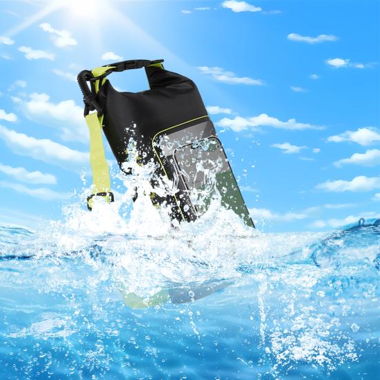 2L/5L Waterproof Phone Pouch Large Capacity Dry Bag Swimming Waist Bag for Cell Phones Sunglasses Sunscreen Storage Beach Kayaking